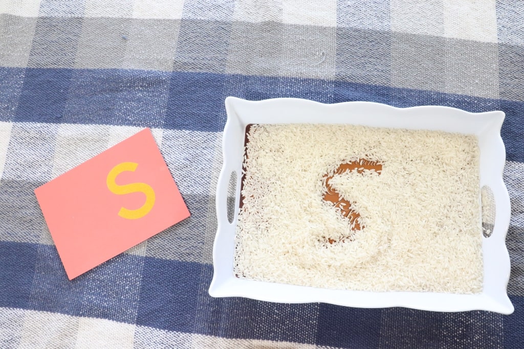 Letter in Rice