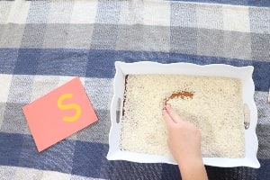 Letter in Rice