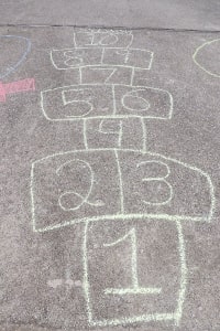 Sidewalk Hop Scotch