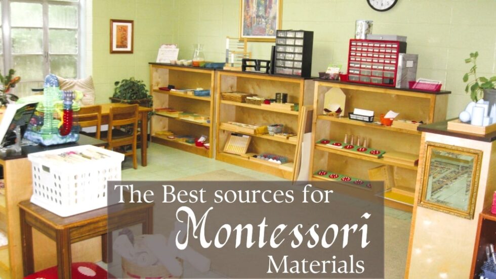 Best Sources for Montessori Materials