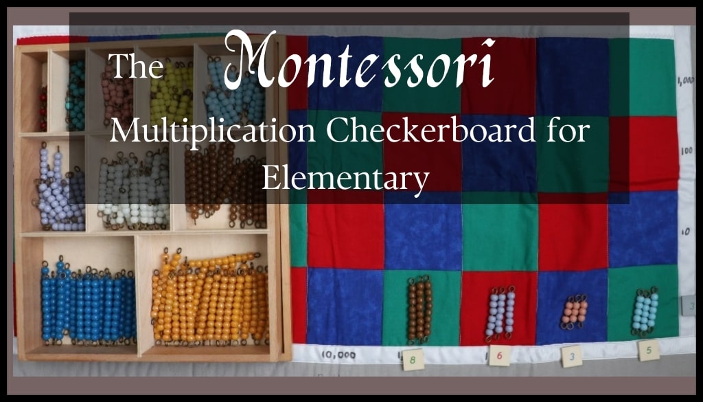 The Montessori Multiplication Checkerboard