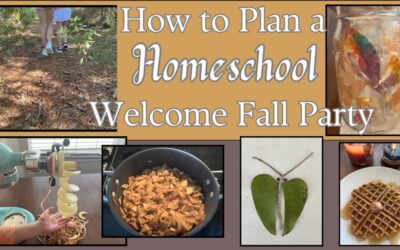 How to Plan a Homeschool Welcome Fall Party