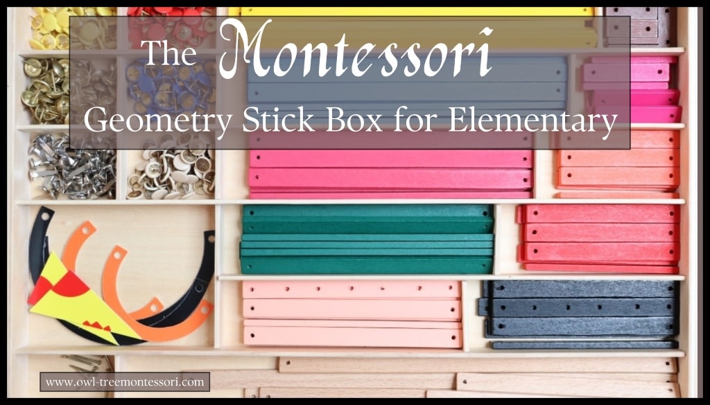 How to Use the Montessori Geometry Stick Box